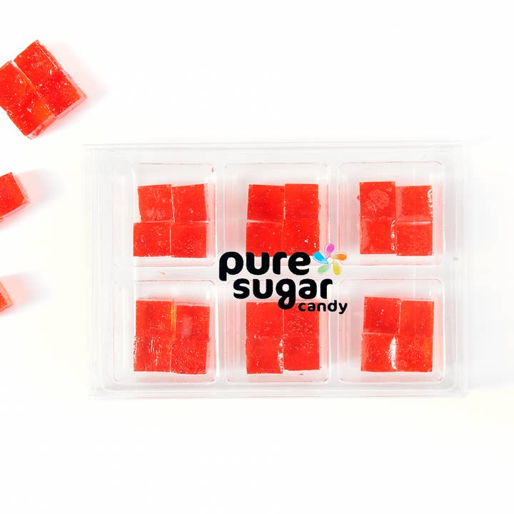 Pure Sugar Candy - Wholesale Hard Candy - Red Hot Cinnamon - Hard Candy Cubes1