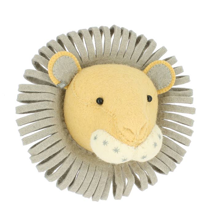 Mini Løvehoved - Børneværelsesindretning - Noahs Ark for engroshandel hos Fiona Walker England