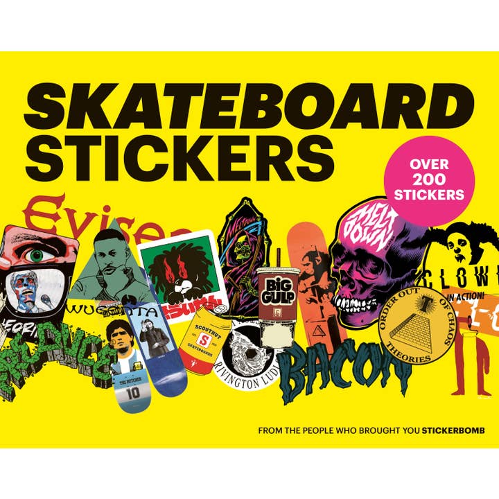 Skateboard Stickers by Stickerbomb (Paperback) for wholesale by HACHETTE UK LTD X LAURENCE KING