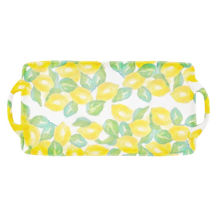 Mangiacotti Lemon Verbena 18" Long Melamine Tray for wholesale by Boston International