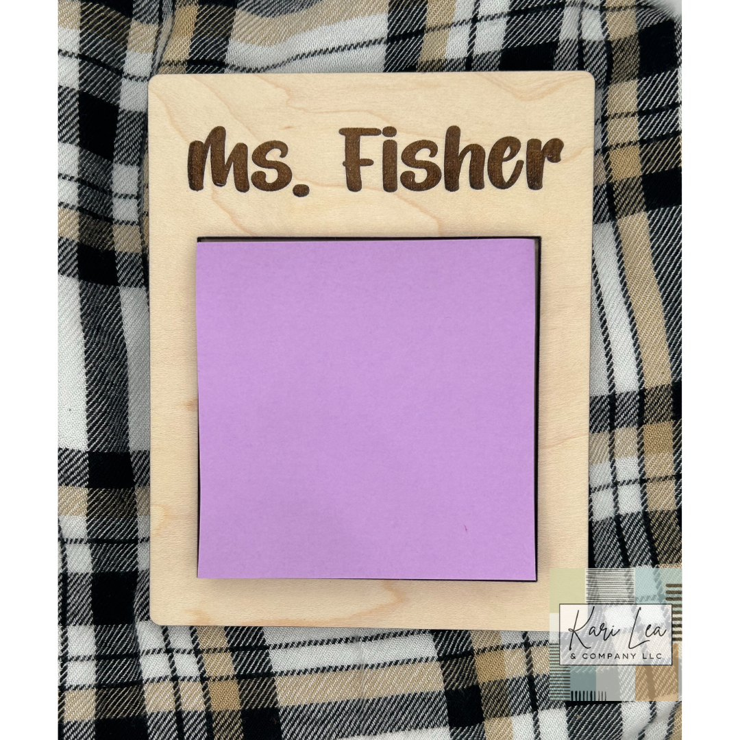 Kari Lea & Company LLC - Wholesale Sticky Notes - Personalized Sticky Note Pad/Holder3
