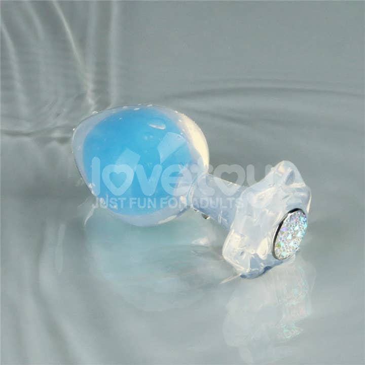 LOVETOY - Wholesale Sex Toy - Gemoria Silicone Butt Plug (Glow-In-The-Dark)9