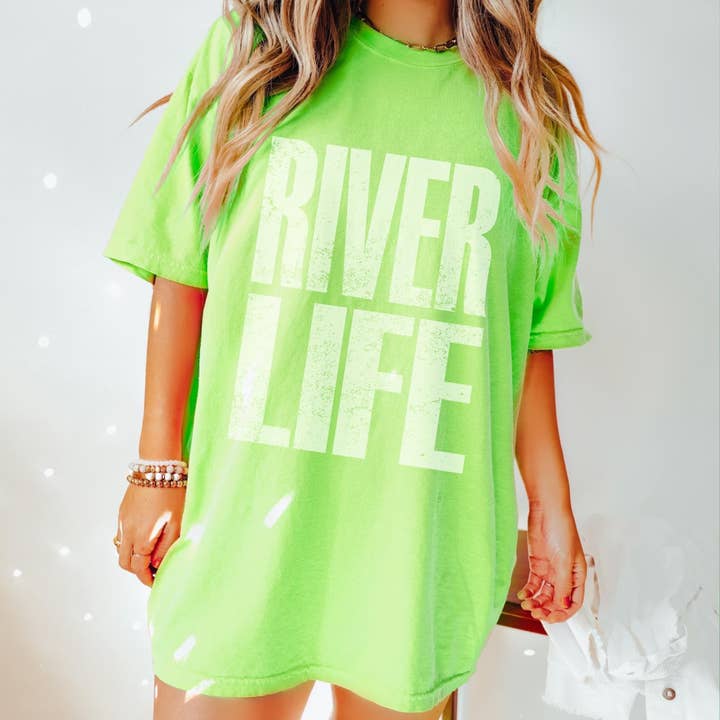 River Life DTF Print for wholesale by Simple Tymes