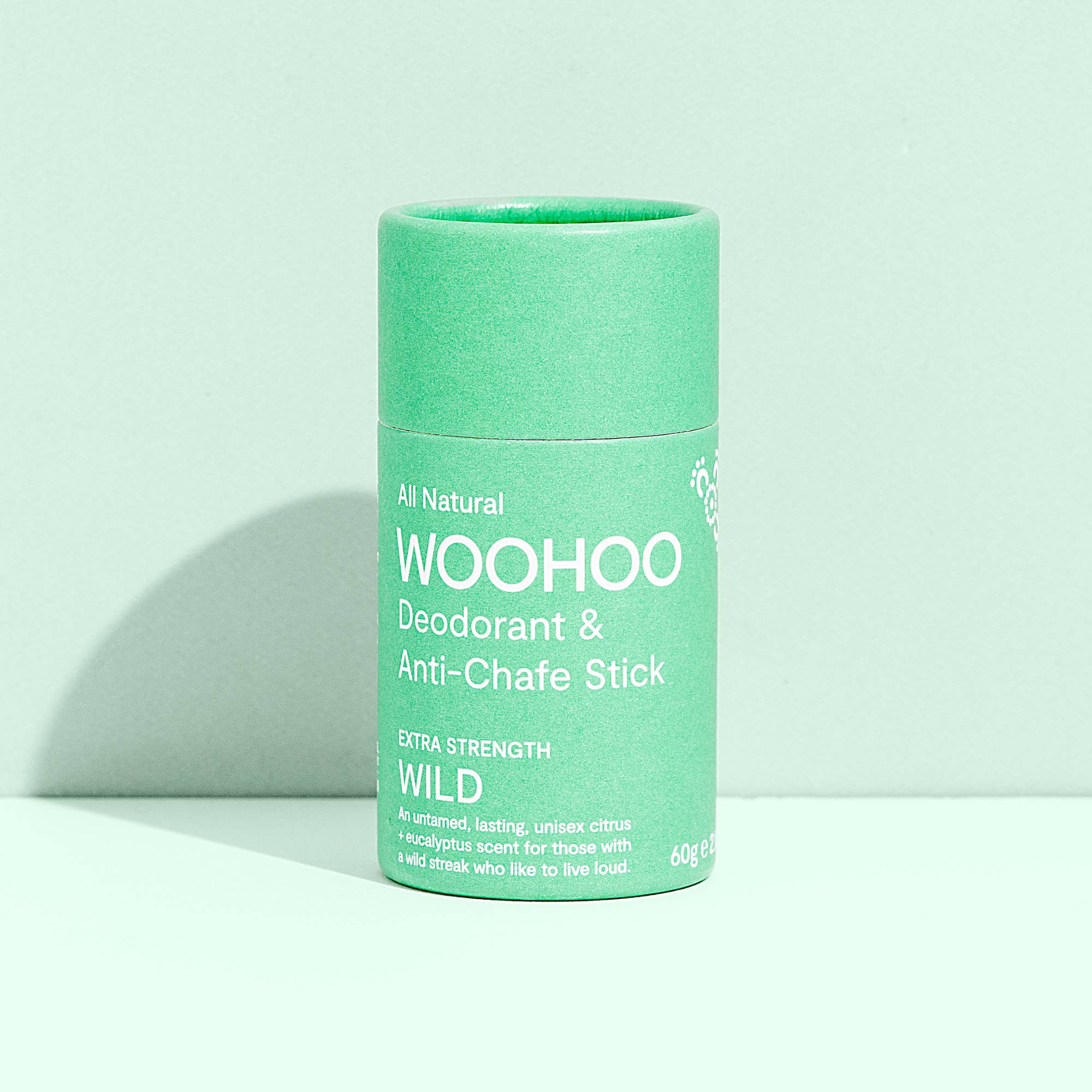 Woohoo Body - Wholesale Deodorant - Unisex - Woohoo Natural Deodorant & Anti-Chafe Stick (Wild) 60g - NEW FORMULA