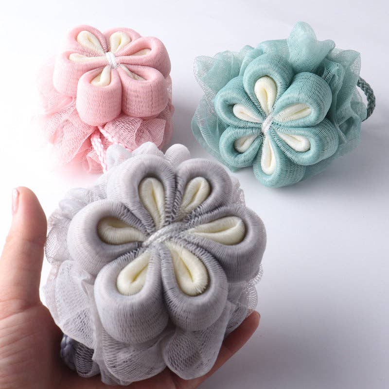 WEST AUSSIE SUPPLIES - Wholesale Bath Pouf/Sponge - PAPO-  Flower Shower Pouf Premium Quality and Rich Foaming5