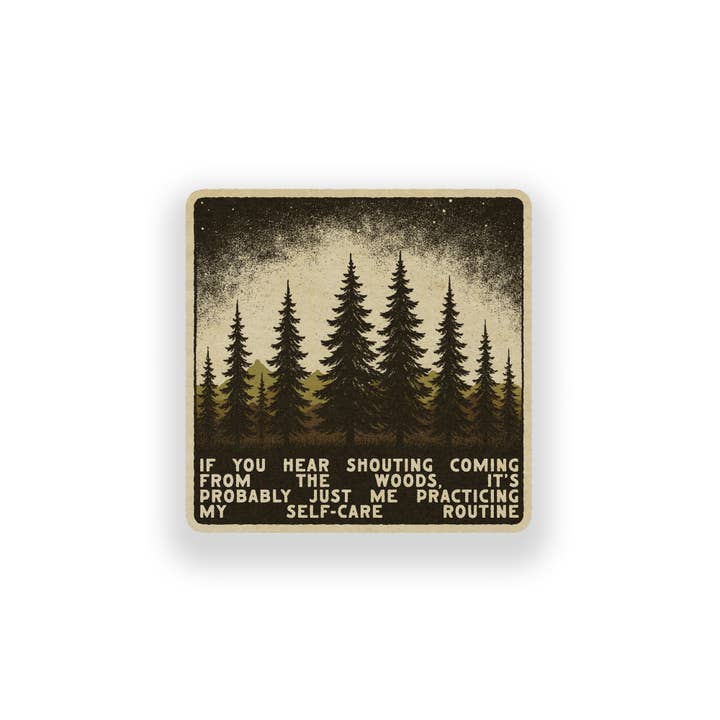 SheeleyCo - Wholesale Sticker - If You Hear Shouting Vinyl Sticker1