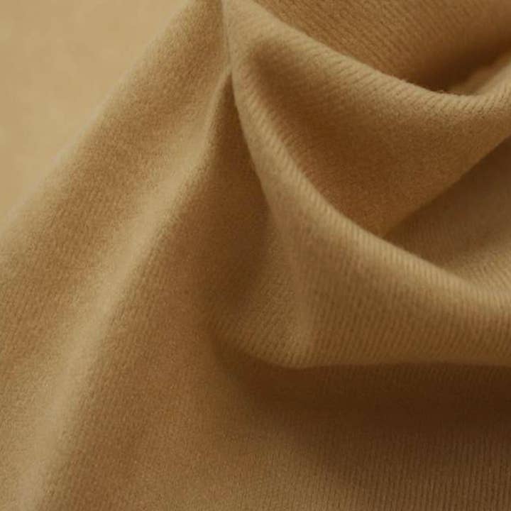 Beige Alova Suede Fabric for Costumes Apparel 58/60" for wholesale by Radyan Fabrics