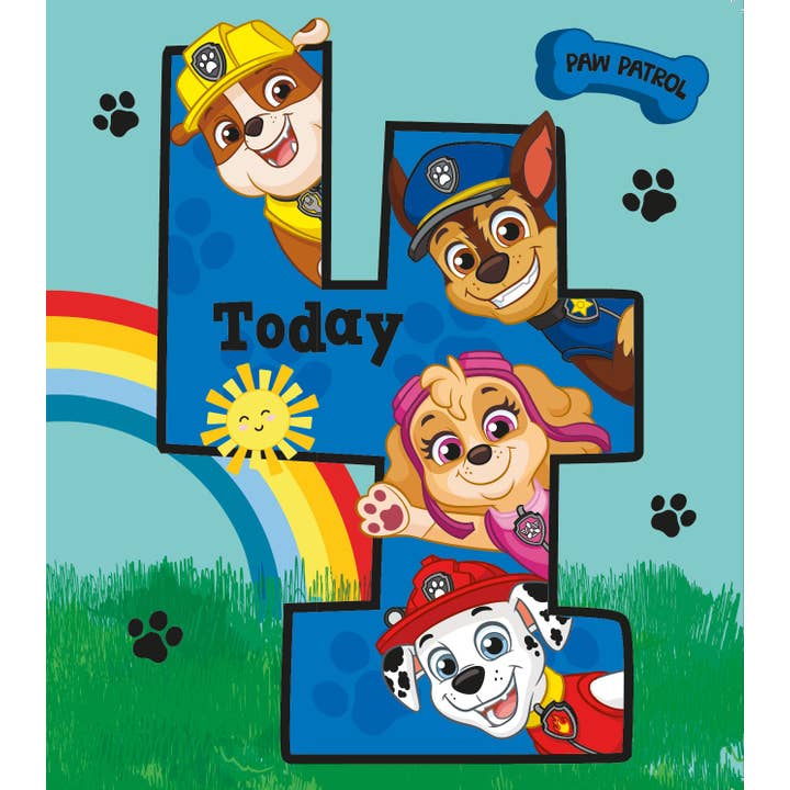 Paw Patrol Age 4 Birthday Card for wholesale by Danilo Promotions Ltd