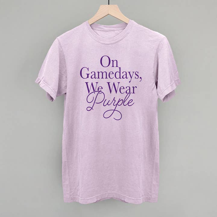 On Gamedays, We Wear Purple for wholesale by Ivy + Cloth