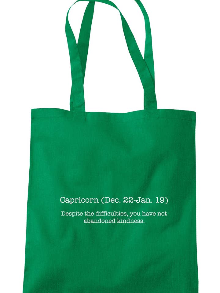 Capricornio (22 de dic.-19 de enero) Bolso de mano S1335 para venta al por mayor de Illustrated Identity