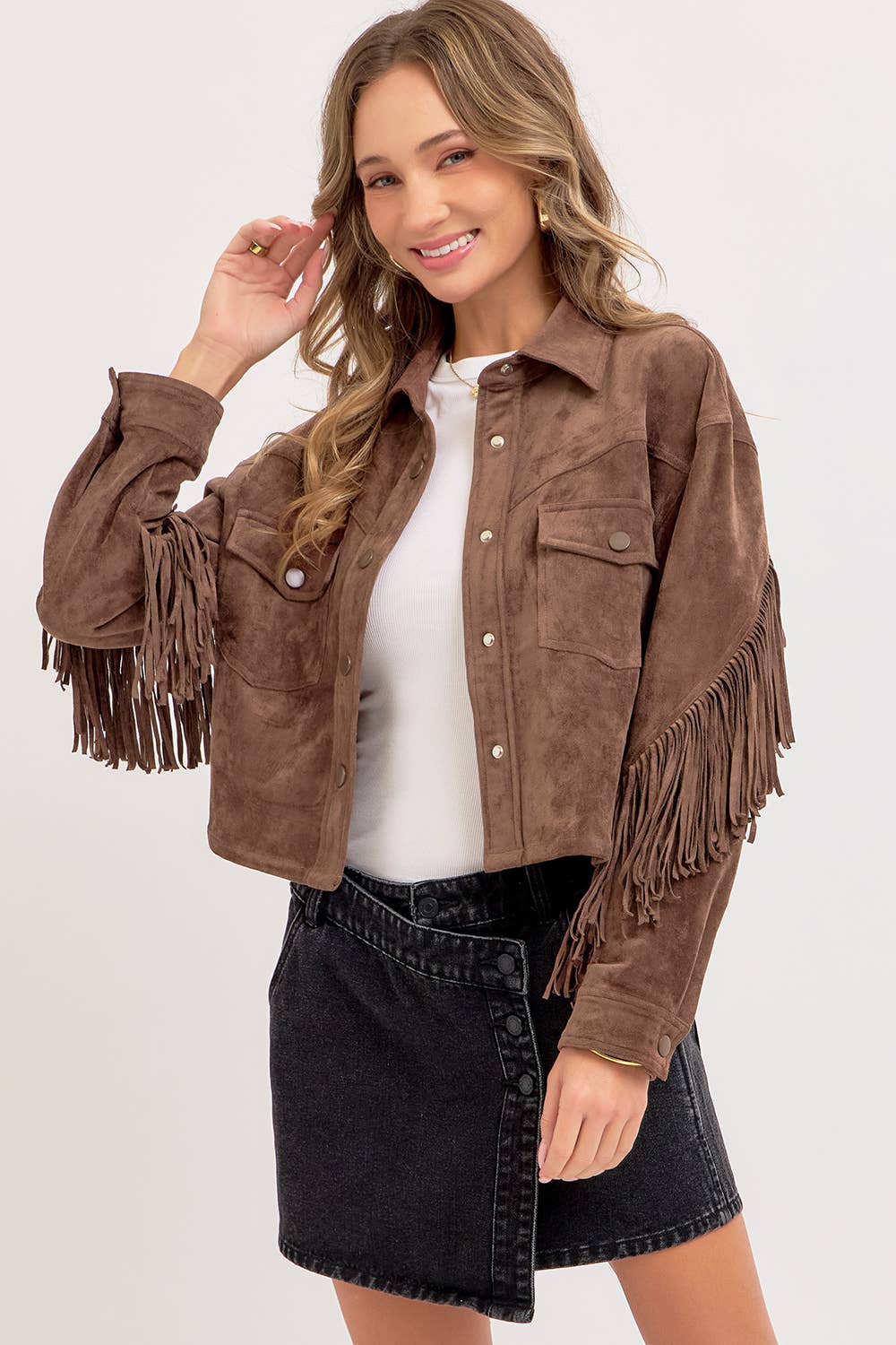 Sweet Lovely by Jen – Großhandel Hemdjacke/Shacket – Damen – Western-inspirierte Wildleder-Shacket62