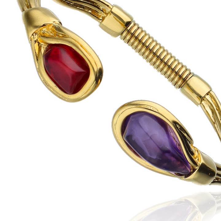 Dual Touch Gold Bracelet for wholesale by Las Joyas de Amanda