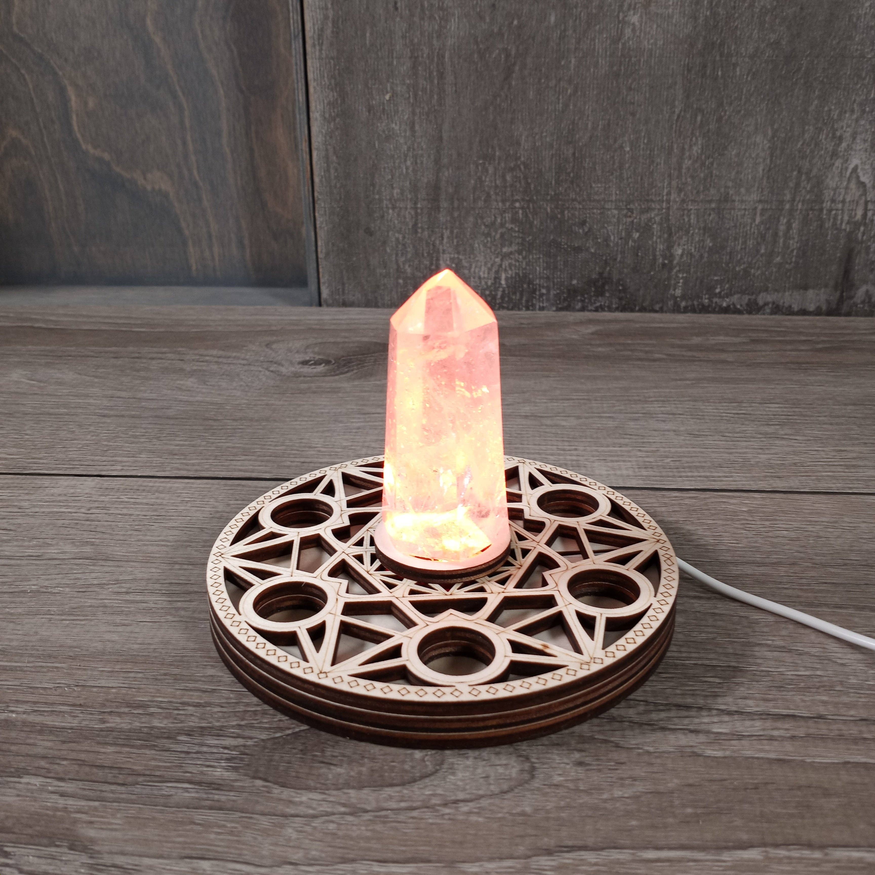 Keystone Crystals - Wholesale Spirituele steen/kristal - LED Kristal Display Lichtstand – Groothandel voor Winkeliers4