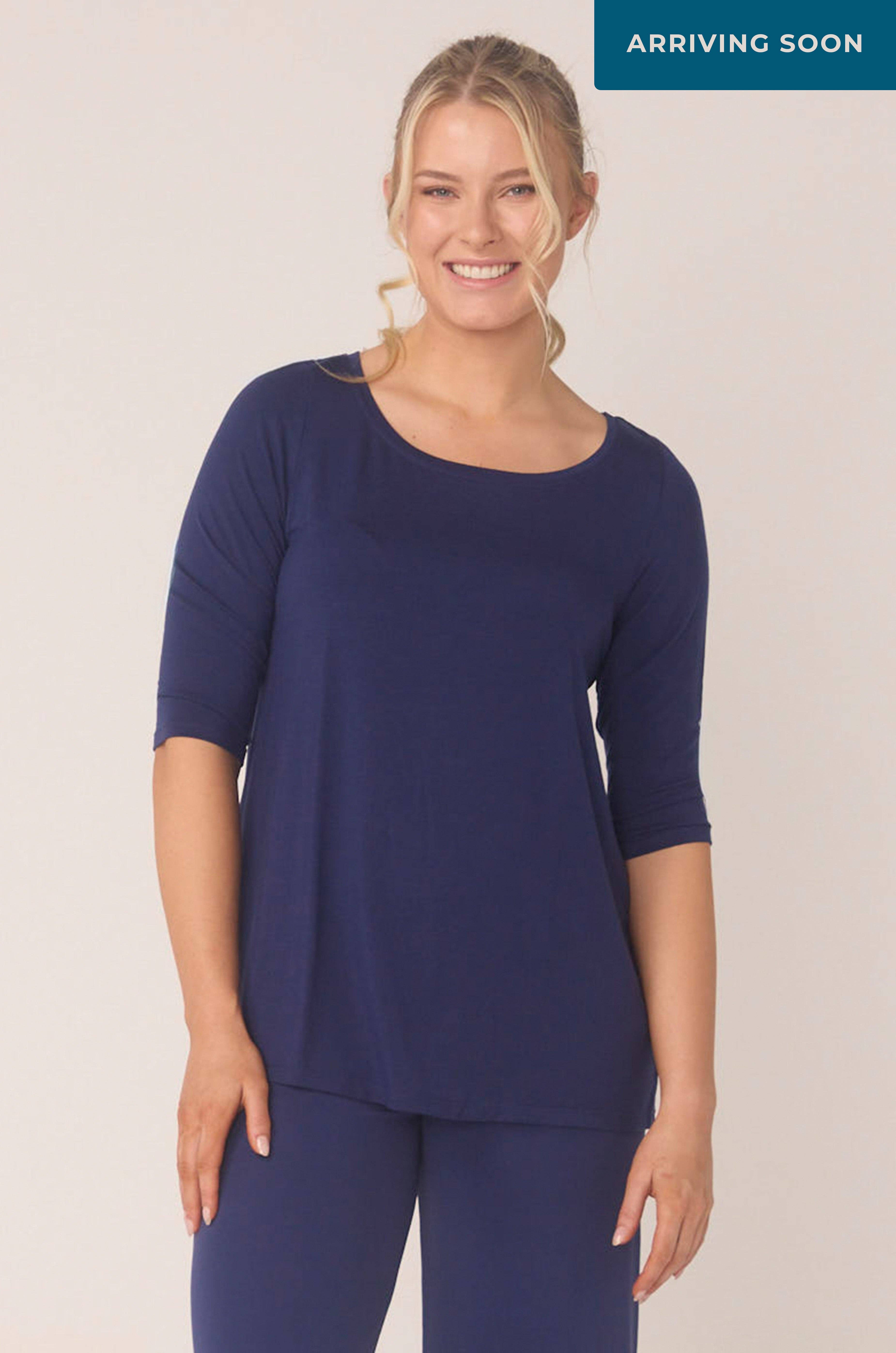 Bella Bodies Australia - Wholesale T-Shirt - Women's - BioLuxe™ Half Sleeve Swing T-Shirt0