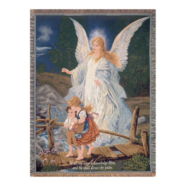 Manual Woodworkers and Weavers, Inc. - Wholesale Tapestry/Textile - Direct Thy Paths -50X60 Tapestry Throw