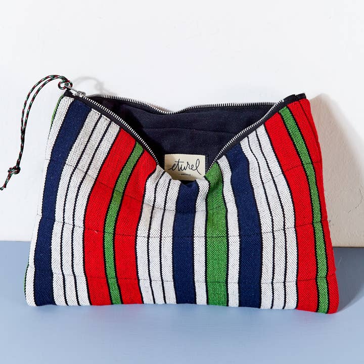 Eturel Madrid - Wholesale Laptop/Tablet Case - Women's - Blue floral jacquard fabric computer cover5