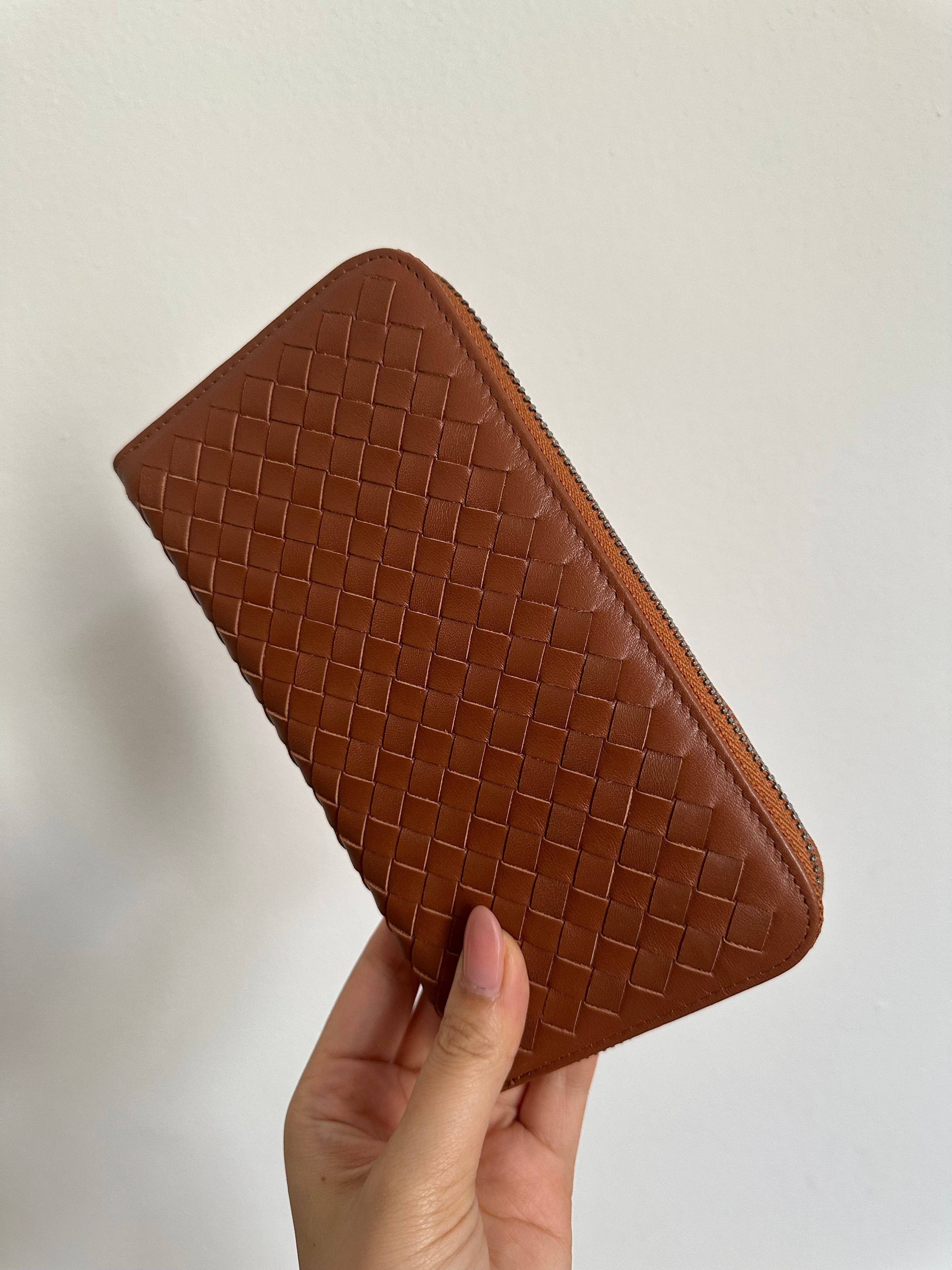 Zhade - Vente Portefeuille – femme - Portefeuille tressé moyen3