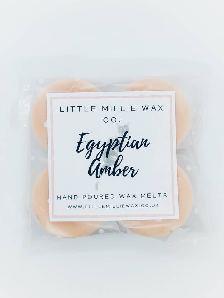 Cire fondue d'ambre égyptienne (4 par paquet) pour la vente par Little Millie Wax Co.