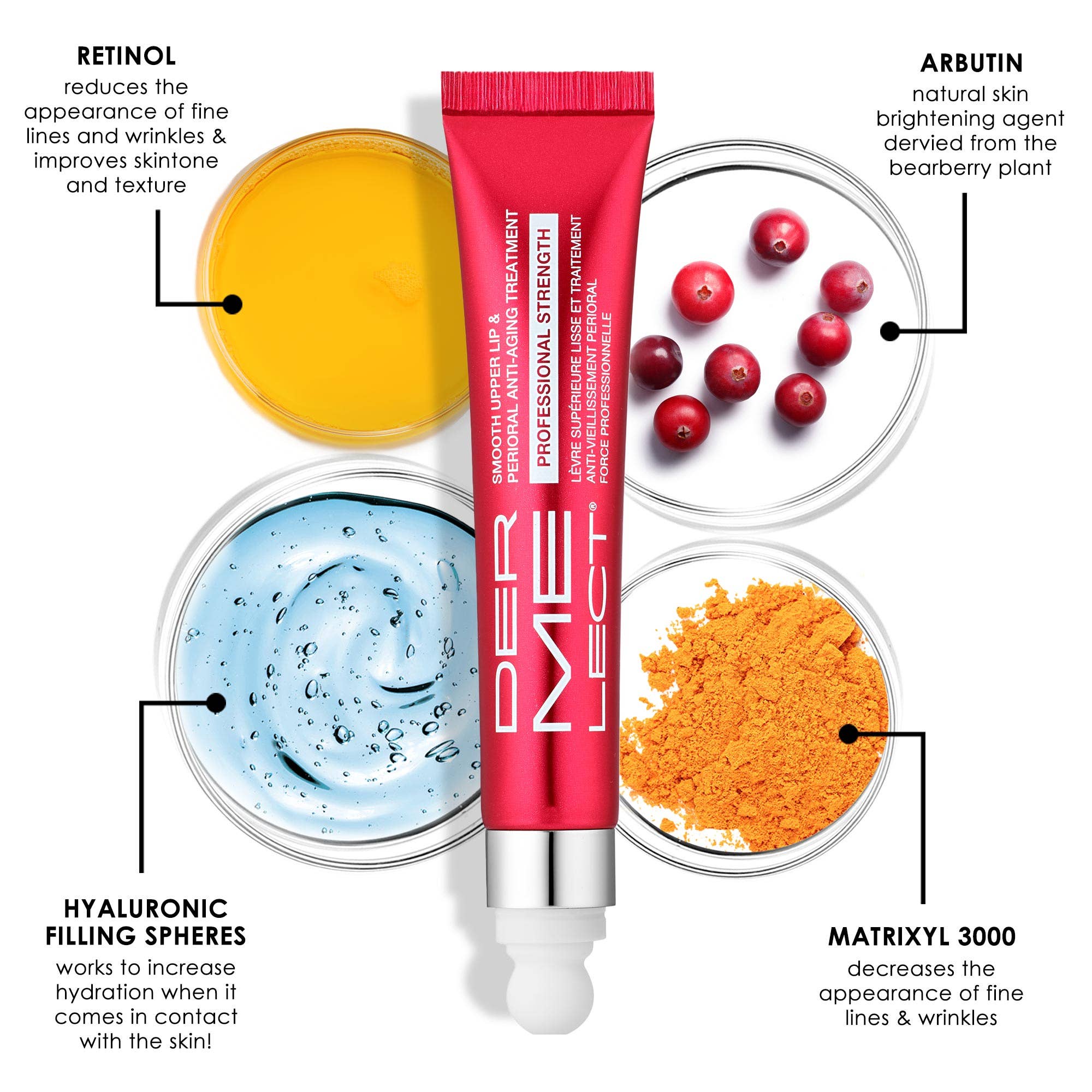 Dermelect Cosmeceuticals - Wholesale Lip Treatment/Mask - Smooth Upper Lip & Perioral Treatment- Professional Strength4