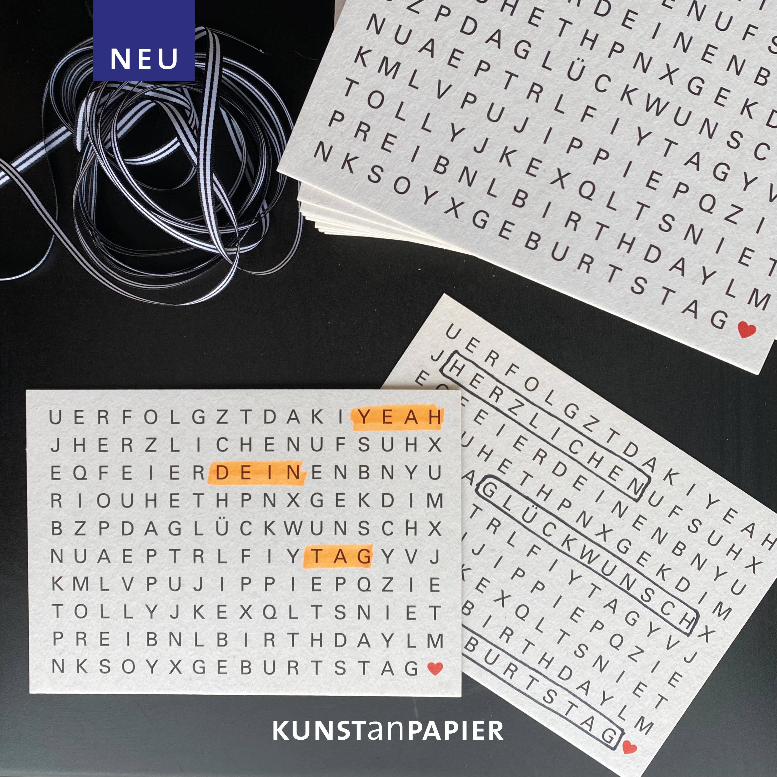 Kunst an Papier – Großhandel Geburtstagskarten – Postkarte Holzschliff Ted Geburtstag9