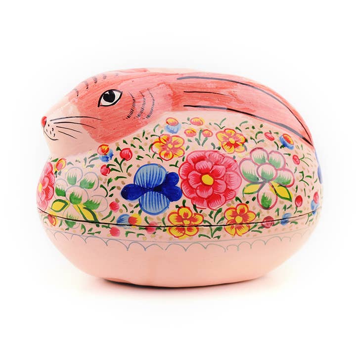 SERRV International - Wholesale Decorative Box - Pink Bunny Box0