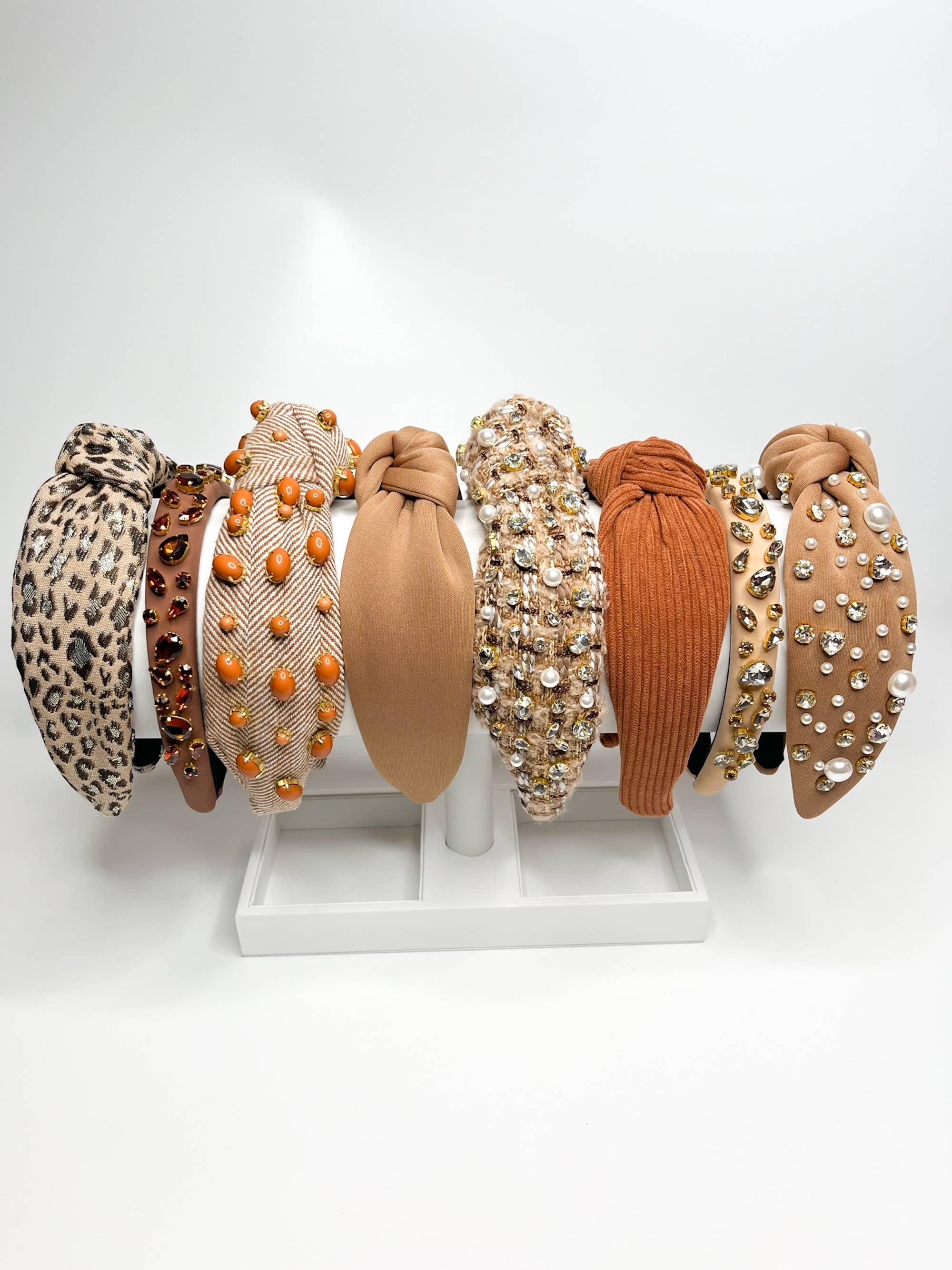 Brittyland - Wholesale Fashion Headband - Women's - Luxury Winter Headbands - Holiday Headbands - Brown Headband9