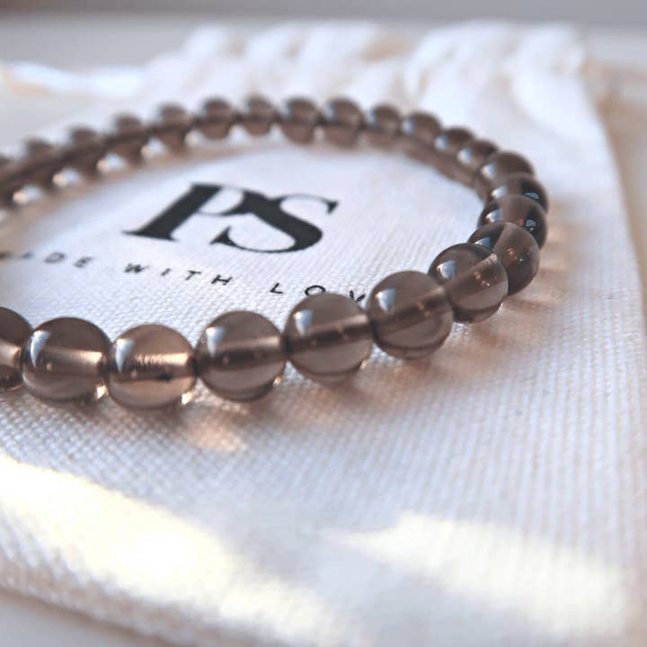 Rauchquarz-Armband | Erdung | Entspannung | Akzeptanz für den Großhandel von Positivity Shop