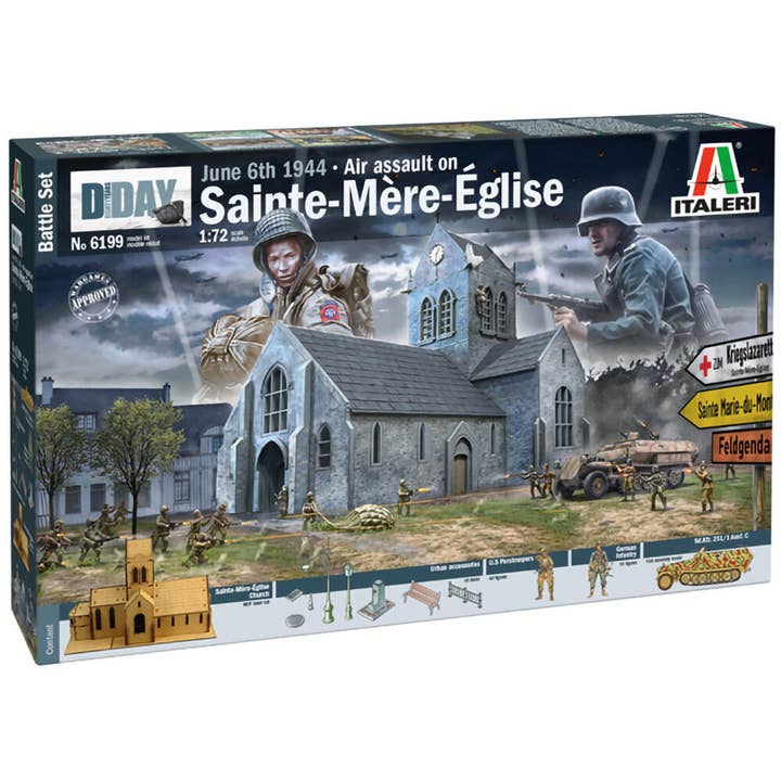 Luftangreb på Sainte-Mère-Église 1/72 (6199) for engroshandel hos Historic Sales