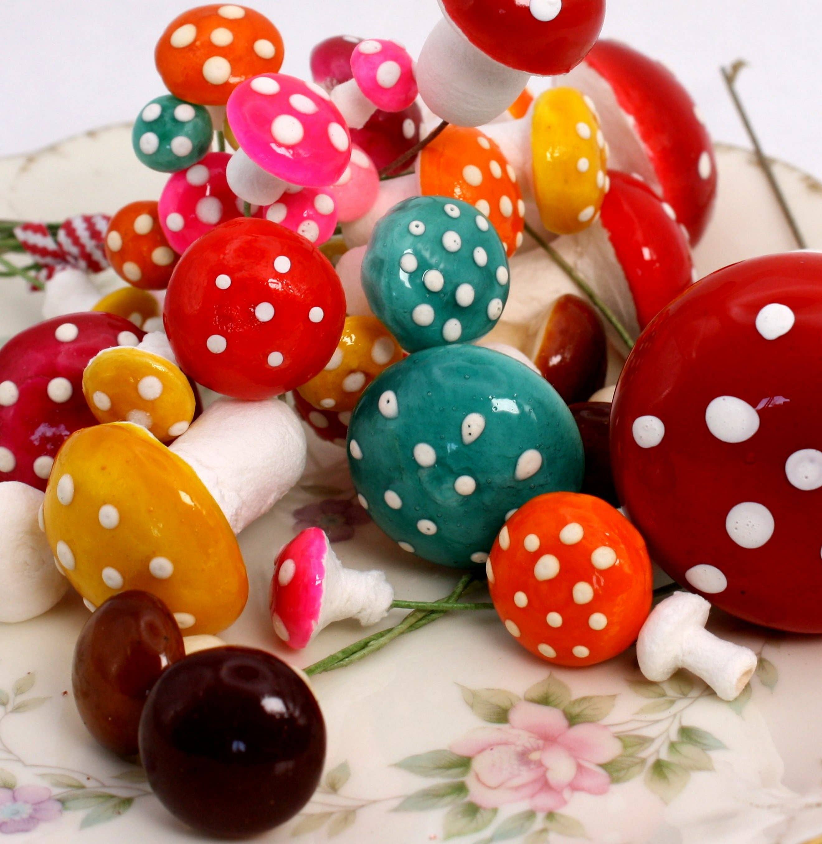 Meyer Imports - Wholesale Decorative Tabletop Object - Mushrooms - Spring Colors - 39 Piece Set! 218-01741