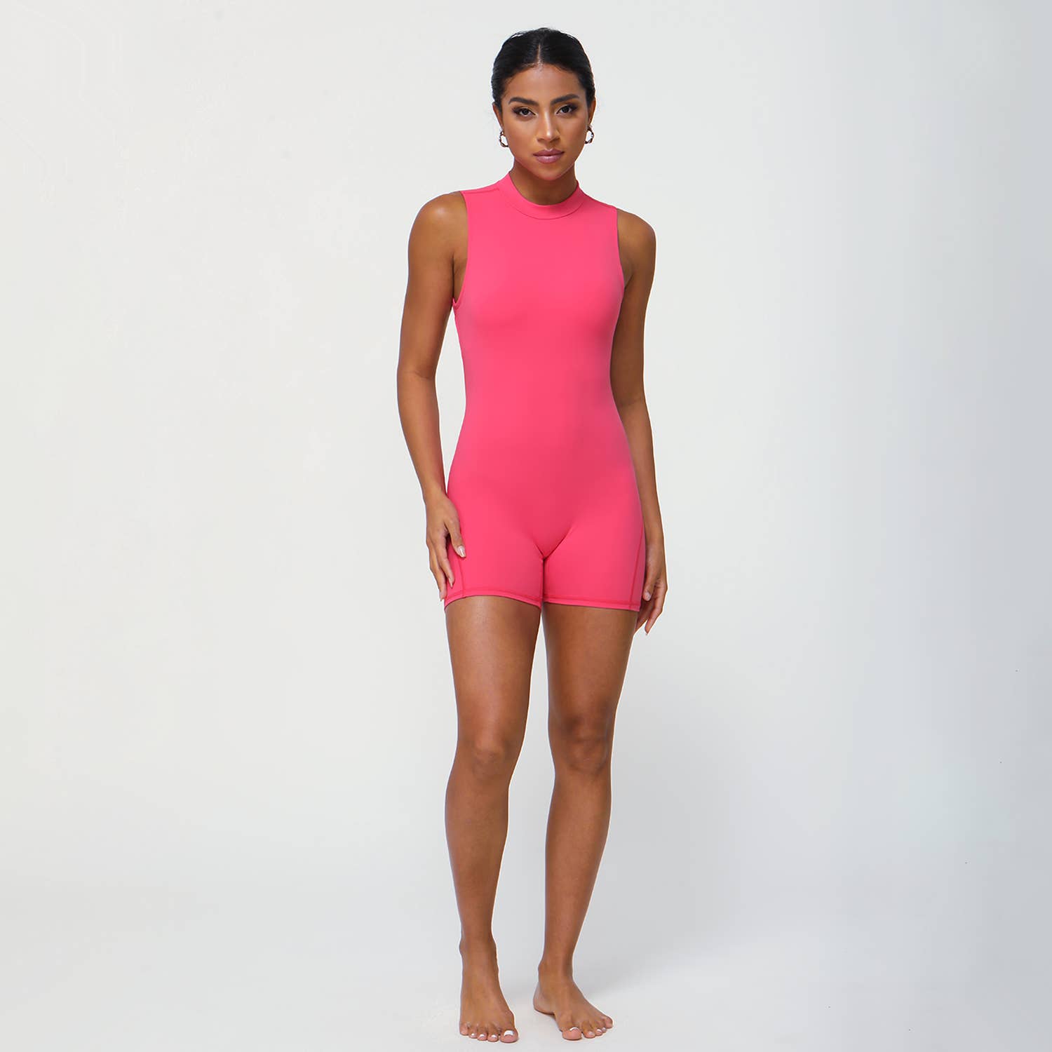 Sodalemon - Vendita all'ingrosso Tuta attillata - Donna - Tuta sportiva da donna senza schienale con shorts e sostegno elevato13