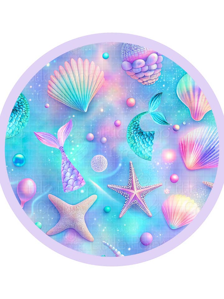 Little Popp Crew - Wholesale Bedding Blanket - Kids & Baby - Magical Mermaid Shells | Double Layer Bamboo Toddler Blanket7