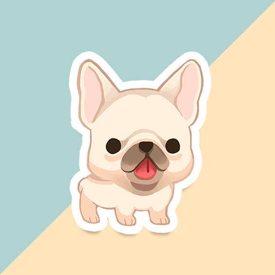 Thousand Skies - Wholesale Sticker - Vinyl Sticker Fawn Frenchie French Bulldog