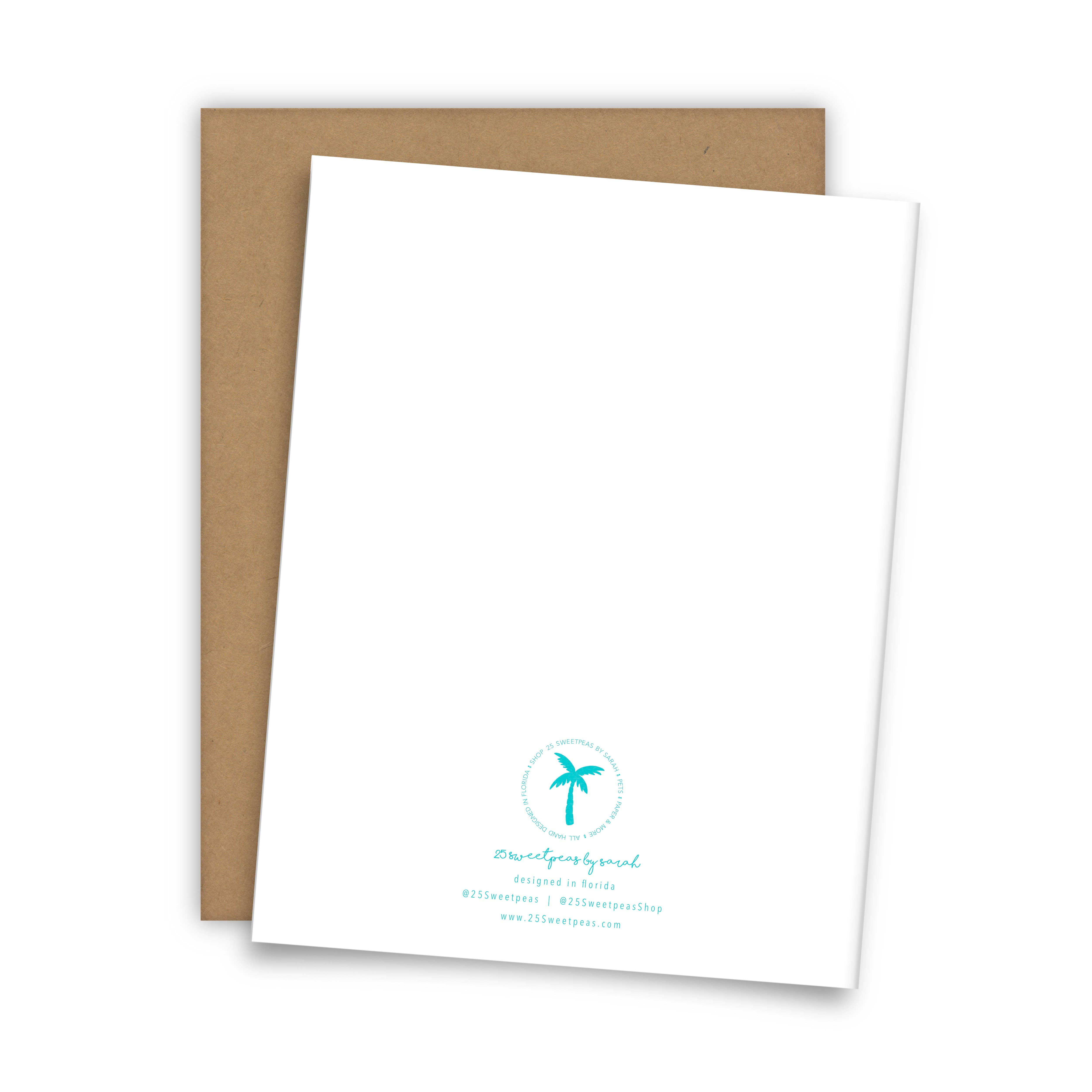 25 Sweetpeas - Wholesale Birthday Card - Lion Paw Sea Shell Birthday Card1