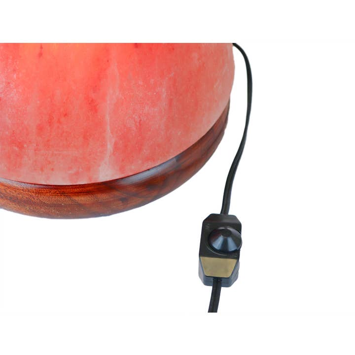 Himalayan Secrets - Wholesale Salt Lamp - 11" Foot Detox Dome Lamp with 40 Watt Bulb