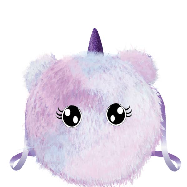 Triciclo Editores - Vendita all'ingrosso Borsa a tracolla - Bambini - Borse unicorno in peluche con glitter in colori rosa, viola, bianco e arcobaleno2