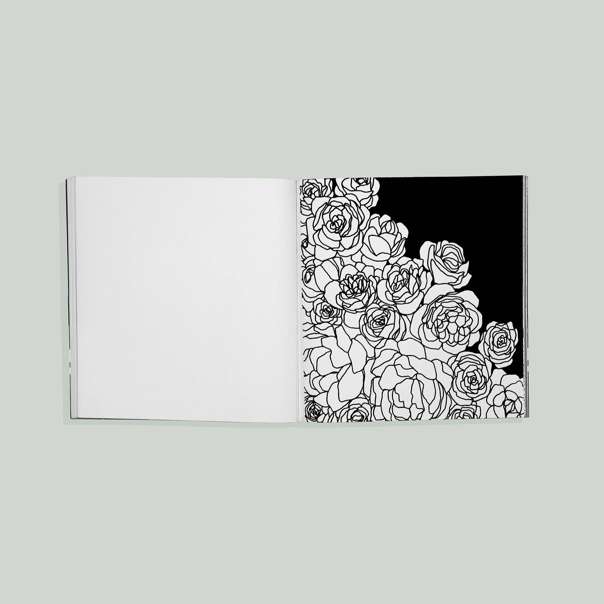 Paige Tate & Co. – wholesale Colouring and activity book – adult – Bloom: Adult Coloring Book with Bonus Velvet Pages3