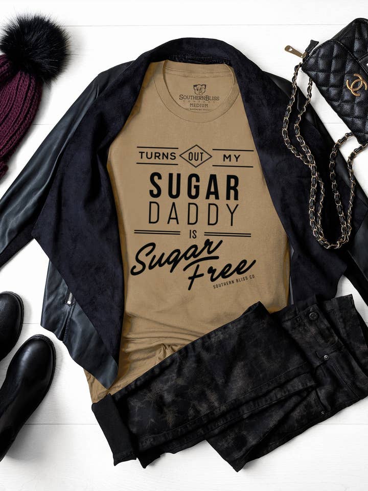 Sugar Daddy Tee for wholesale by Southern Bliss Co.