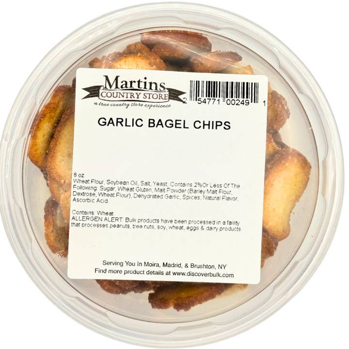Martin's Country Store LLC - Wholesale Chips - GARLIC BAGEL CHIPS, 6.4oz3
