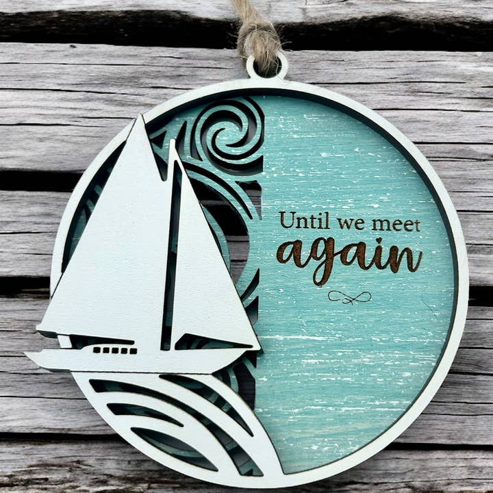 Ornement de Voilier Personnalisable | Ornement Commémoratif | Souvenir pour la vente par Wackadoodles