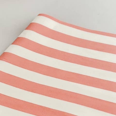 Tissue Paper 500 Sheets of 62x86cm STRIPES PEACH for wholesale by CHIC&PAPER