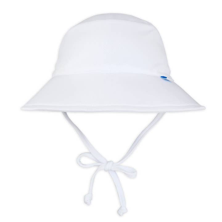Breathable Bucket Sun Protection Hat-White for wholesale by For Baby and Up - Green Sprouts