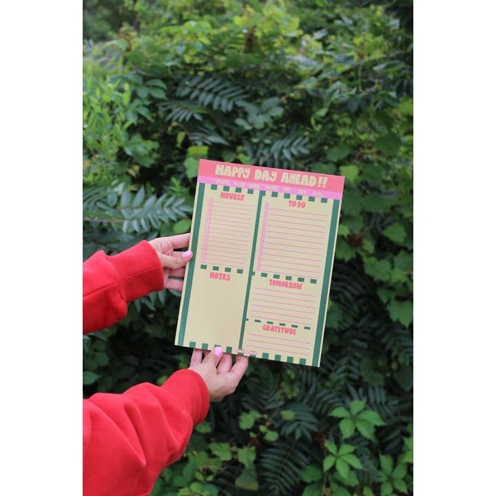 Raine Company - Wholesale Notepad - Happy Day Ahead Jumbo Notepad