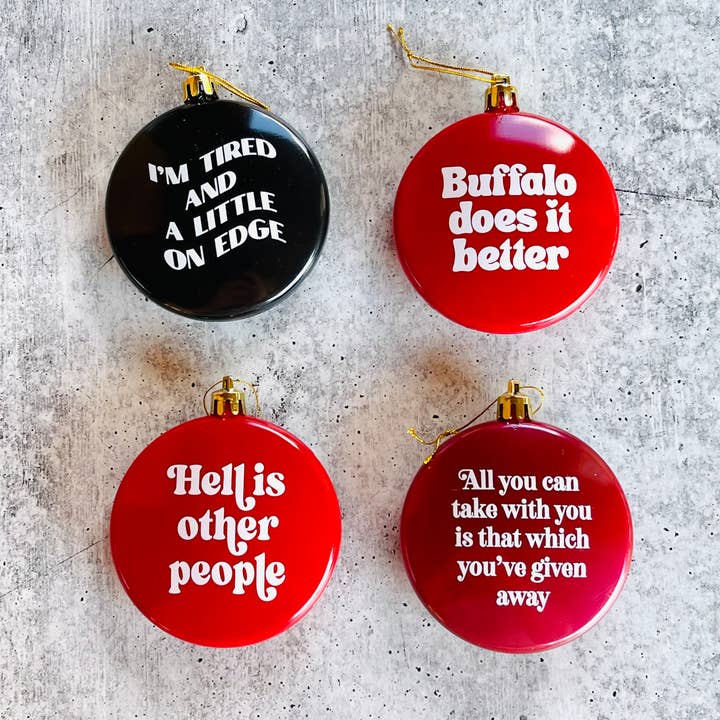 The Silver Spider - Wholesale Ornament - Buffalo does it better Bills USA made Christmas Ornament