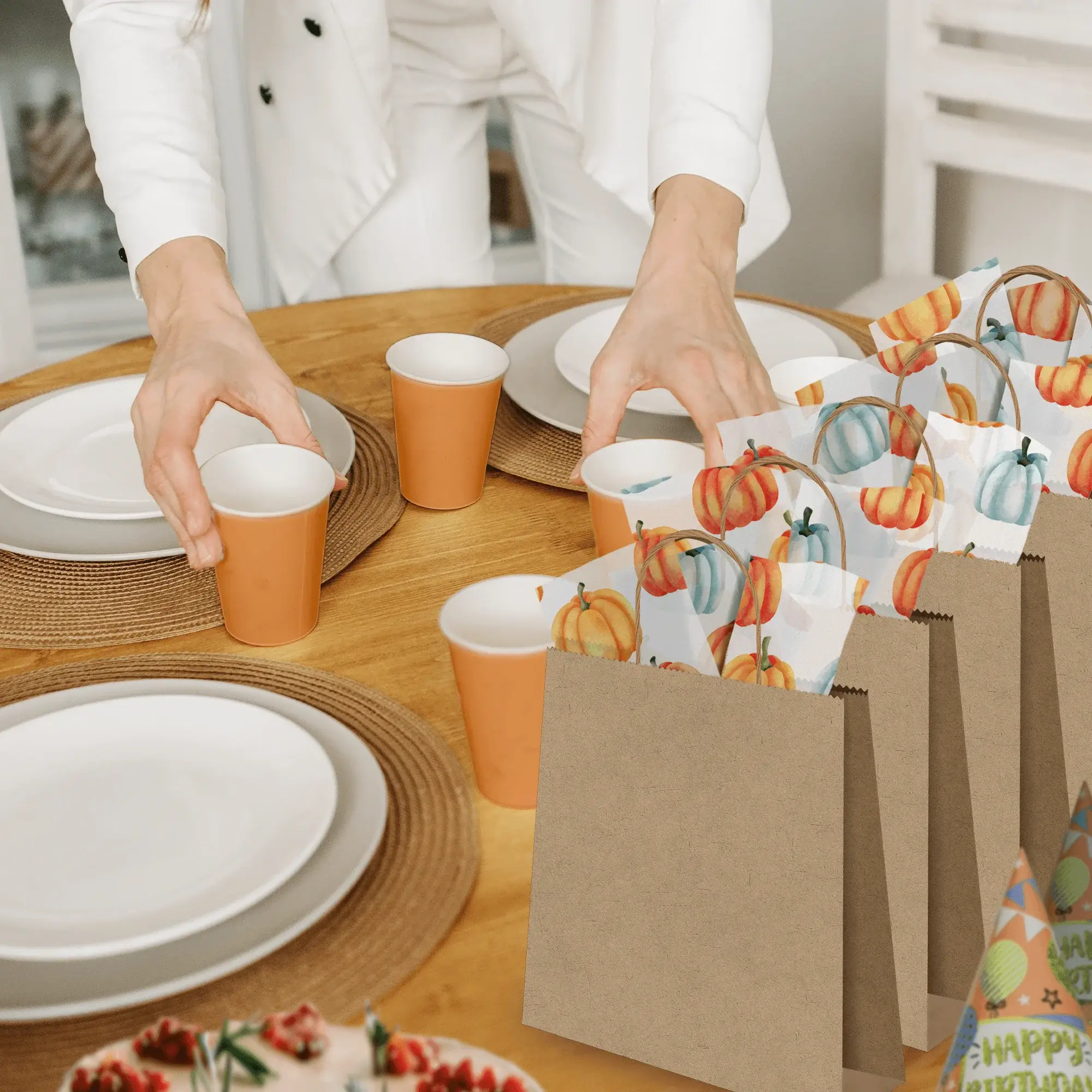 Eleven Fashion - Wholesale Tissue Paper - Pumpkin Designer Printed Tissue Paper for Gift Bags7