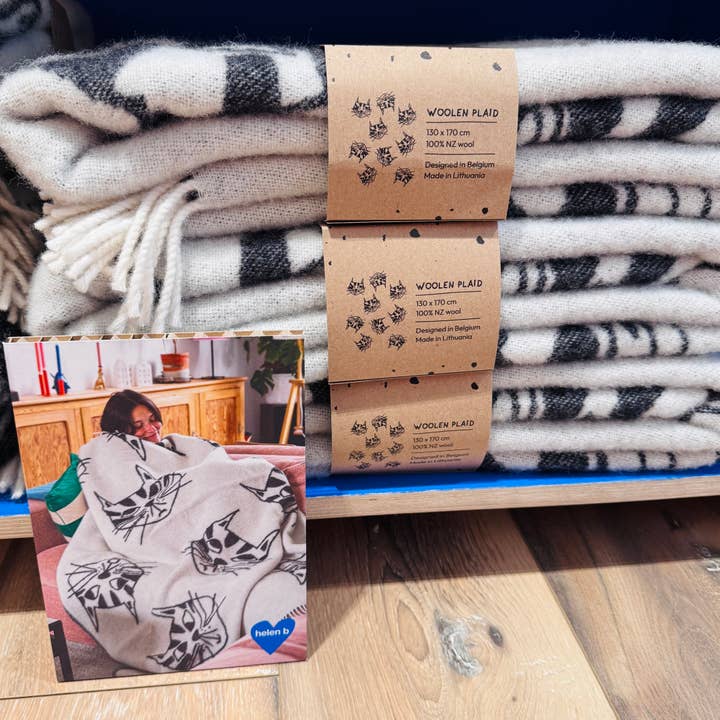 Anzeige A5 - kariert Katzen überall für den Großhandel von helen b