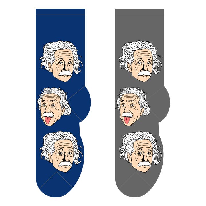 FOOZYS Fun Socks - Wholesale Socks - Men's - Einstein Socks