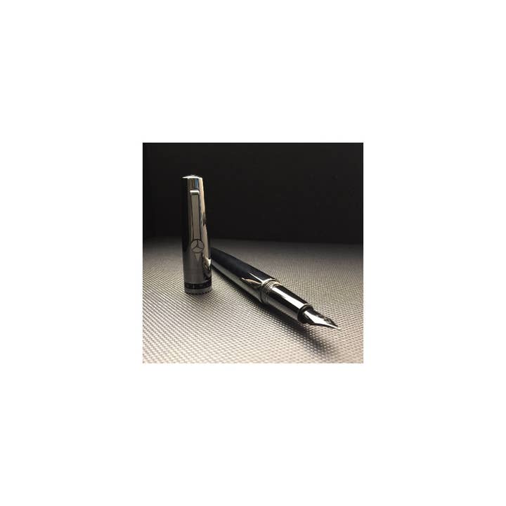 FOUNTAIN STEEL PEN/BLACK RING for wholesale on Faire1