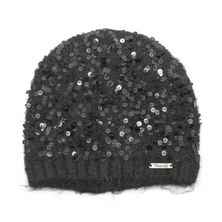 HAT Knitted hat with sequins for wholesale by Vimoda