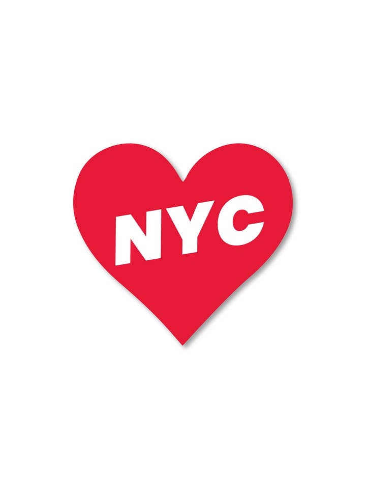 Love Heart Sticker - NYC for wholesale by Alice & Wonder