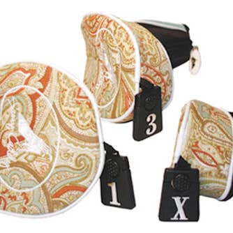 Groovy Set of Headcovers for wholesale by Sassy Caddy, Inc.